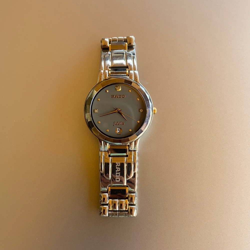 RADO Swiss Watch in Gold and Sliver